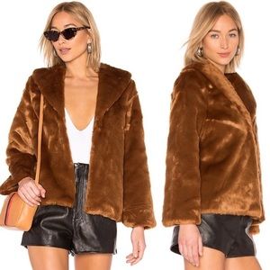 Amuse Society Faux Fur Jacket